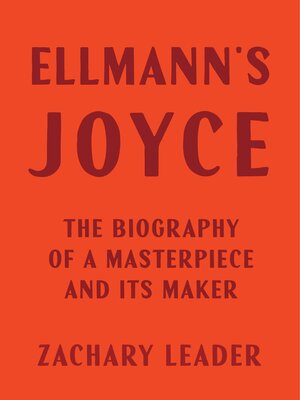 cover image of Ellmann's Joyce